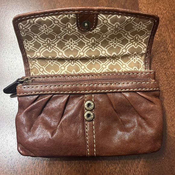 Mini fossil leather wallet - Picture 3 of 7